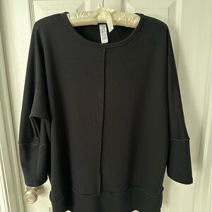 SPANX Air Essentials Black Women's Top/Sweatshirt